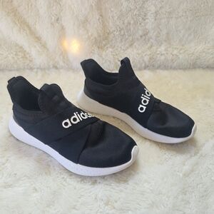 Adidas Puremotion Adapt Core Black Slip On Sneakers Shoes Women's Size 8 Clean